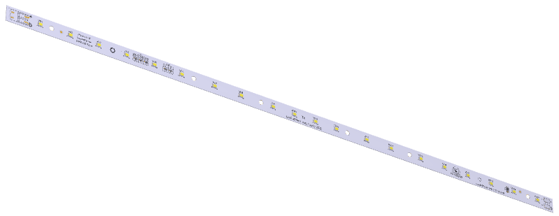 Светодиодный модуль LINE 470x11.6 AL1 2x10 Refond 2835 THA CRI80 40KE40-C АРГОС-ЭЛЕКТРОН  по лучшей цене с доставкой - интернет-магазин Прогрессивные решения