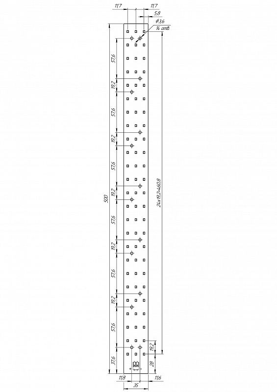 Светодиодный модуль Module 500x35 3x25 AL1.5 2835 850 DL250 АРГОС-ЭЛЕКТРОН  по лучшей цене с доставкой - интернет-магазин Прогрессивные решения