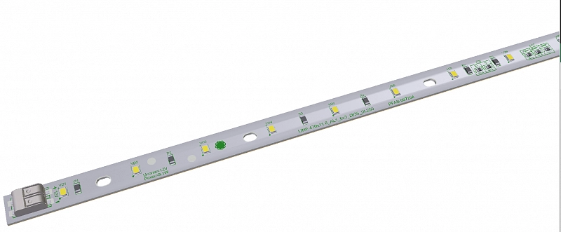 Светодиодный модуль LINE 470x11.6 AL1 6x3 2835 840 F-40D 12V DL250 АРГОС-ЭЛЕКТРОН  по лучшей цене с доставкой - интернет-магазин Прогрессивные решения